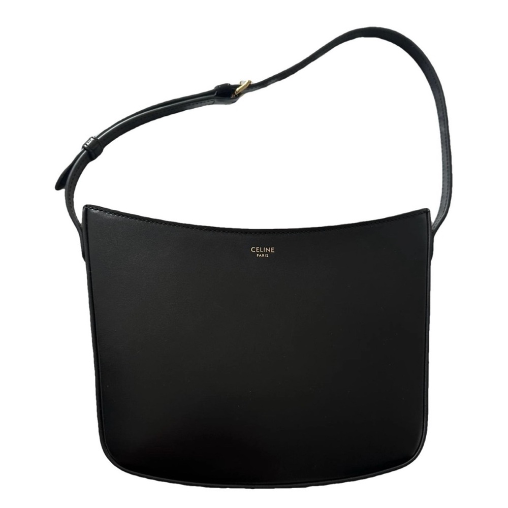 CELINE CROQUE CALFSKIN SHOULDER BAG